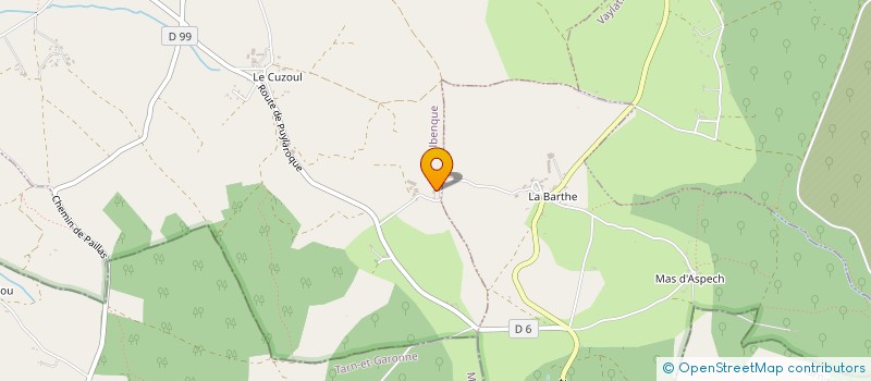 localisation de l'entreprise MONSIEUR DENIS CAVALIE  LALBENQUE