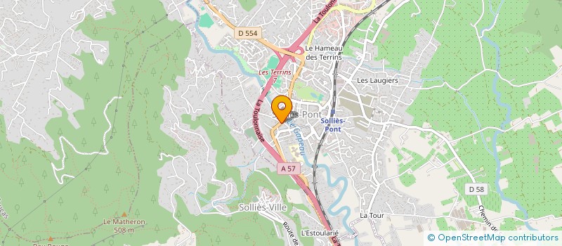 localisation de l'entreprise MONSIEUR DENIS CAVALLO  SOLLIES-PONT