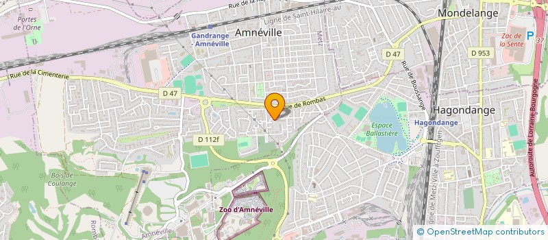 localisation de l'entreprise MONSIEUR DENIS CERMJANI  AMNEVILLE