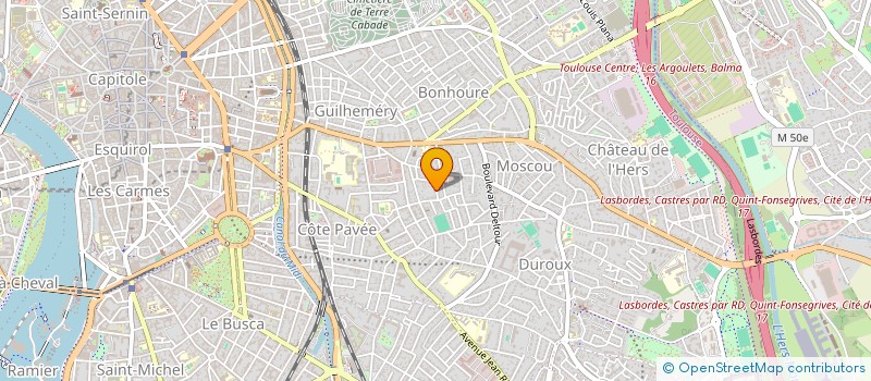 localisation de l'entreprise MONSIEUR DENIS CHABASSIER à TOULOUSE