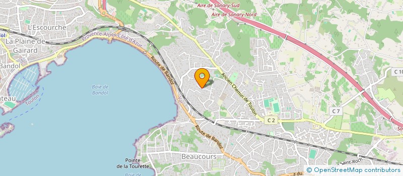 localisation de l'entreprise MONSIEUR DENIS CHABASSOL  SANARY-SUR-MER