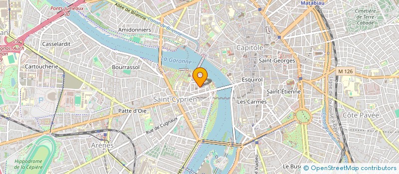 localisation de l'entreprise MONSIEUR DENIS CHADEUIL à TOULOUSE
