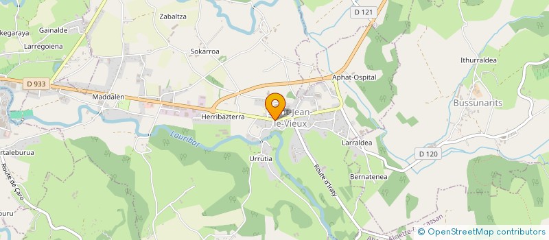 localisation de l'entreprise MONSIEUR DENIS CHALLES  IROULEGUY
