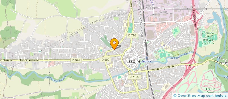 localisation de l'entreprise MONSIEUR DENIS CHANAL  AULHAT-FLAT