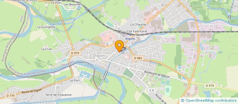 localisation de l'entreprise MONSIEUR DENIS CHAPUIS à DIGOIN