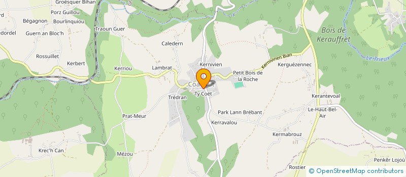 localisation de l'entreprise MONSIEUR DENIS CHARLES HERPE  COADOUT