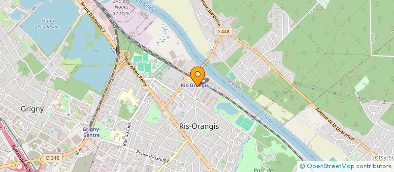 localisation de l'entreprise MONSIEUR DENIS CHARTIER  RIS-ORANGIS