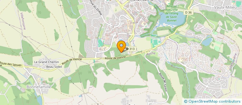 localisation de l'entreprise MONSIEUR DENIS CHARVET  VILLEFONTAINE