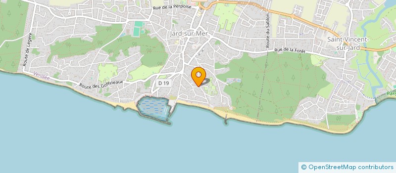 localisation de l'entreprise MONSIEUR DENIS CHATELIER  JARD-SUR-MER