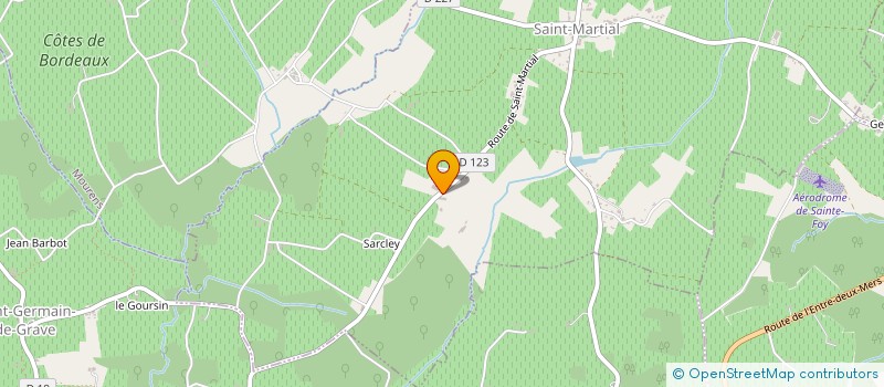 localisation de l'entreprise MONSIEUR DENIS CHATON  SAINT-MARTIAL