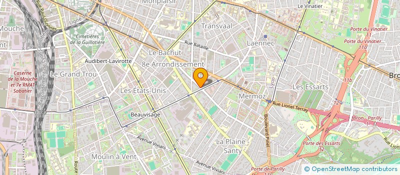 localisation de l'entreprise MONSIEUR DENIS CHAUSSENDE  LYON