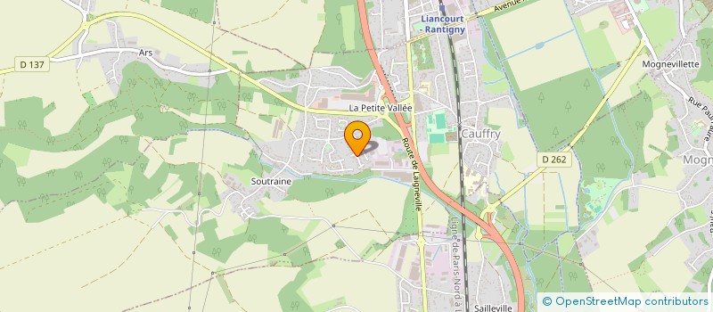 localisation de l'entreprise MONSIEUR DENIS CHAUVIN  CAUFFRY