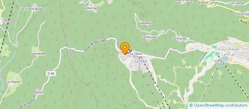 localisation de l'entreprise MONSIEUR DENIS CHEDAL-ANGLAY à COURCHEVEL