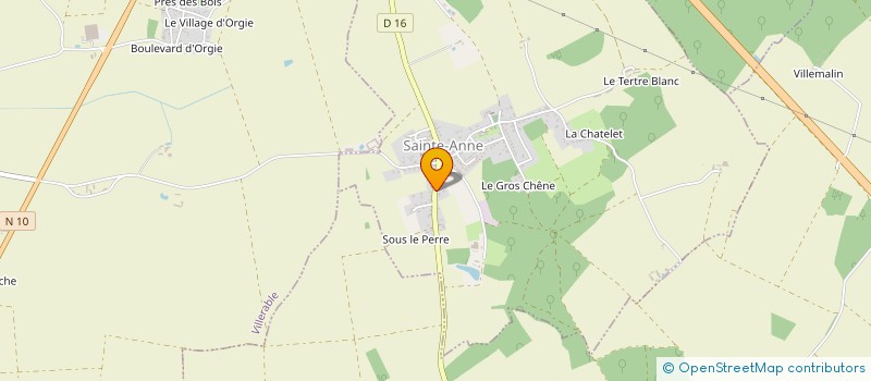 localisation de l'entreprise MONSIEUR DENIS CHERRIER  SAINTE-ANNE