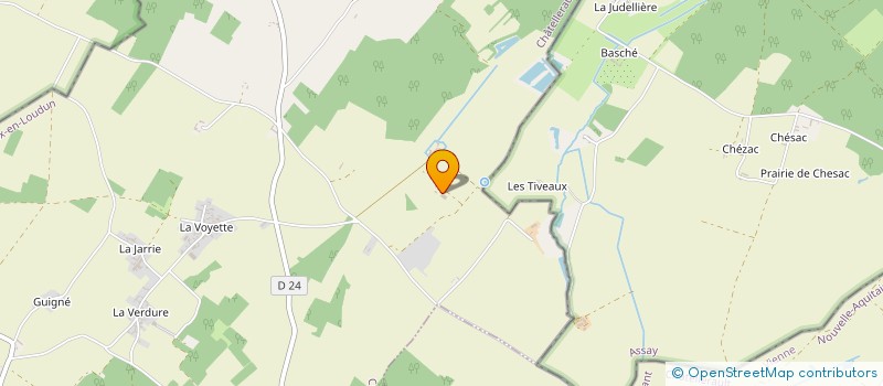 localisation de l'entreprise MONSIEUR DENIS CHESSERON  LOUDUN