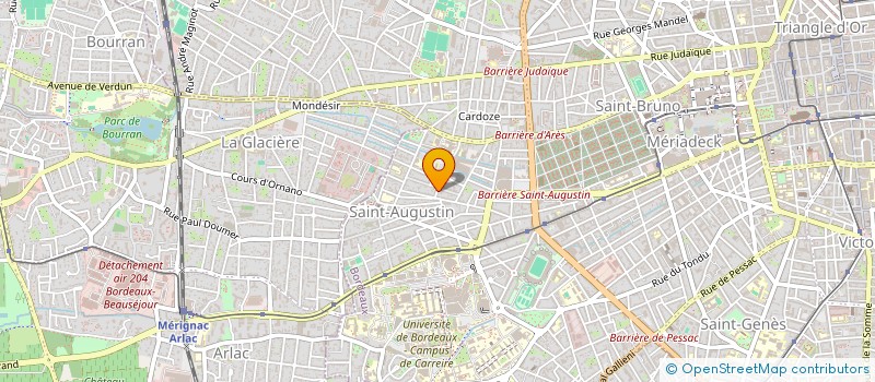 localisation de l'entreprise MONSIEUR DENIS CHIEZE à BORDEAUX