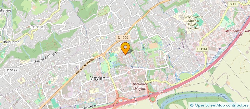 localisation de l'entreprise MONSIEUR DENIS CHIRON  MEYLAN