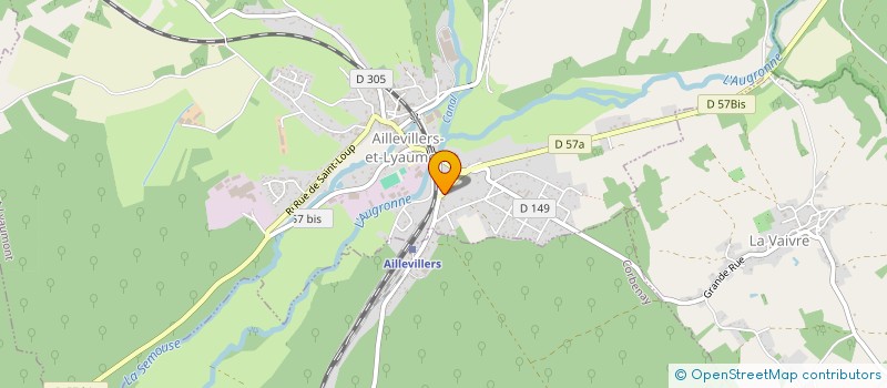 localisation de l'entreprise MONSIEUR DENIS CHOLLEY  LA VAIVRE