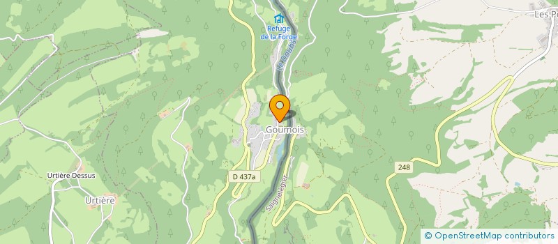 localisation de l'entreprise MONSIEUR DENIS CHOULET  GOUMOIS