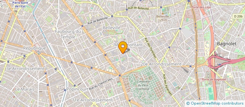 localisation de l'entreprise MONSIEUR DENIS CHOUMERY à PARIS