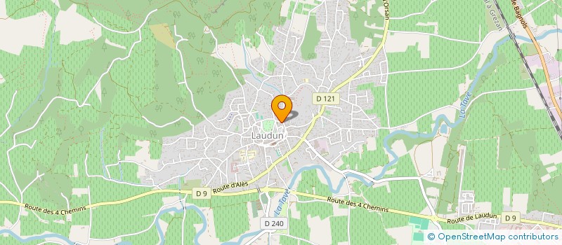 localisation de l'entreprise MONSIEUR DENIS CIRAVEGNA à LAUDUN-L'ARDOISE
