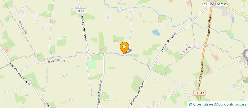 localisation de l'entreprise MONSIEUR DENIS CLAEYMAN  HONDSCHOOTE