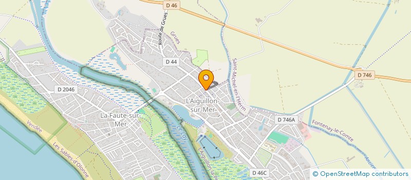 localisation de l'entreprise MONSIEUR DENIS CLEMENCEAU  L'AIGUILLON-LA-PRESQU'ILE