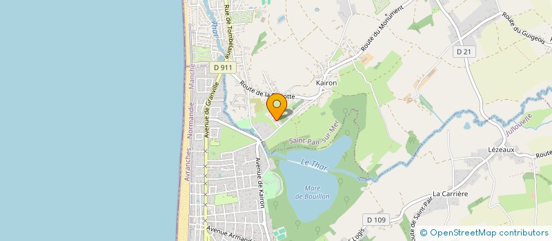 localisation de l'entreprise MONSIEUR DENIS CLEMENT  SAINT-PAIR-SUR-MER