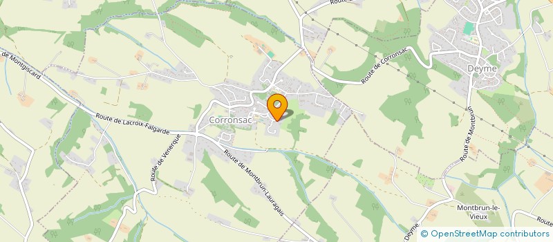 localisation de l'entreprise MONSIEUR DENIS CLEYET-MERLE  CORRONSAC
