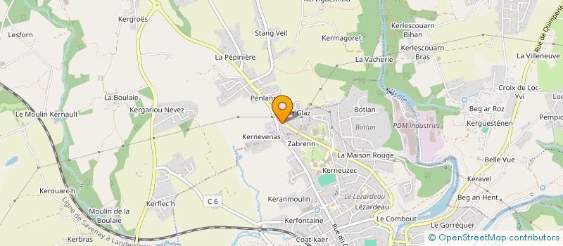 localisation de l'entreprise MONSIEUR DENIS COAT  MELLAC