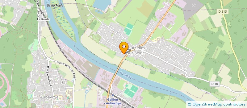 localisation de l'entreprise MONSIEUR DENIS COCOZZA  COURCELLES-SUR-SEINE