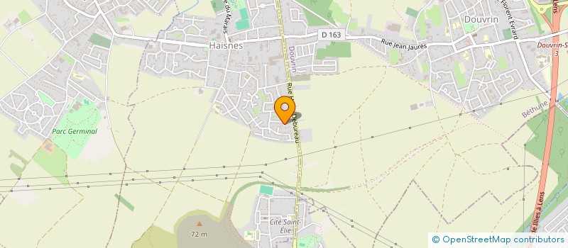 localisation de l'entreprise MONSIEUR DENIS COEUR  HAISNES