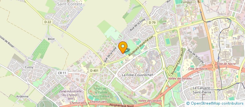 localisation de l'entreprise MONSIEUR DENIS COISNARD à CAEN