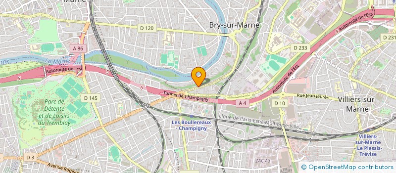 localisation de l'entreprise MONSIEUR DENIS COLINET  BRY-SUR-MARNE