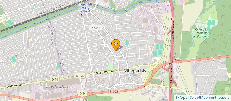 localisation de l'entreprise MONSIEUR DENIS COLLARD  VILLEPARISIS