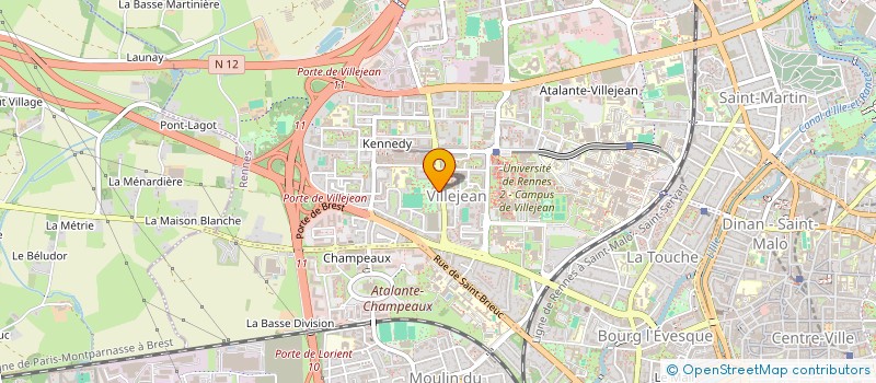 localisation de l'entreprise MONSIEUR DENIS COLLEAUX  RENNES