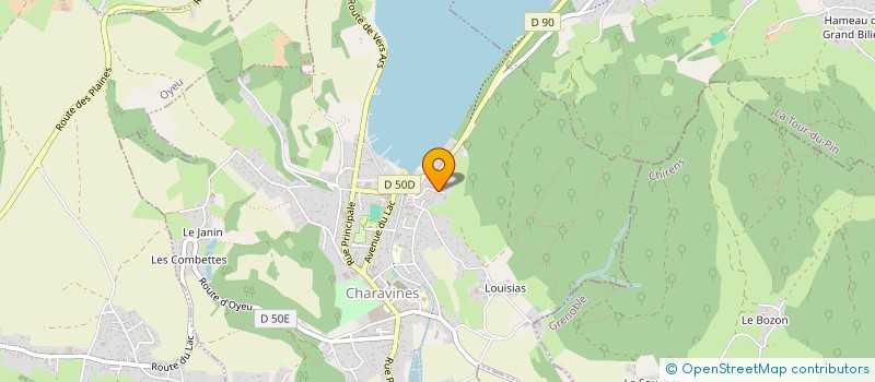 localisation de l'entreprise MONSIEUR DENIS COLLET-MATTRAS  CHARAVINES