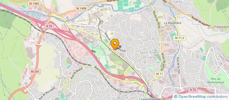 localisation de l'entreprise MONSIEUR DENIS COLLOMB  SAINT-PRIEST-EN-JAREZ