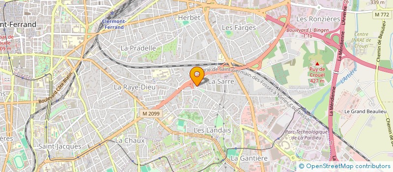 localisation de l'entreprise MONSIEUR DENIS CONSTANT  CLERMONT-FERRAND