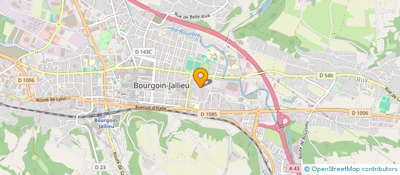 localisation de l'entreprise MONSIEUR DENIS CONTAMIN à BOURGOIN-JALLIEU