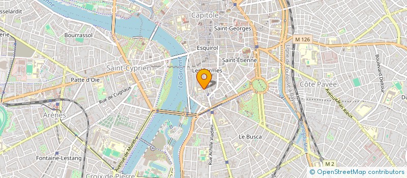 localisation de l'entreprise MONSIEUR DENIS CONTASTIN  TOULOUSE