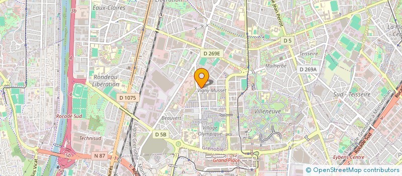 localisation de l'entreprise MONSIEUR DENIS COOREMENS  GRENOBLE