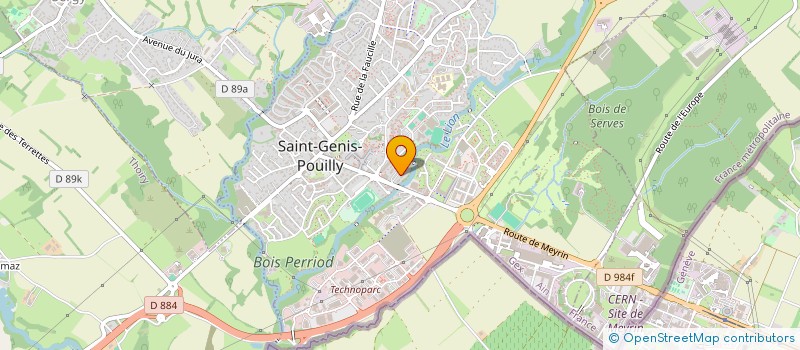 localisation de l'entreprise MONSIEUR DENIS CORCELLE à SAINT-GENIS-POUILLY