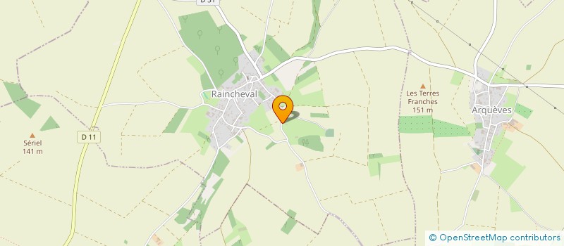 localisation de l'entreprise MONSIEUR DENIS CORDIER  RAINCHEVAL