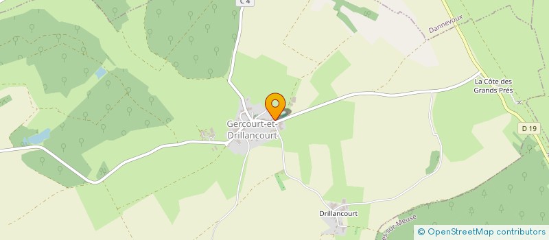 localisation de l'entreprise MONSIEUR DENIS CORDONNIER à GERCOURT-ET-DRILLANCOURT