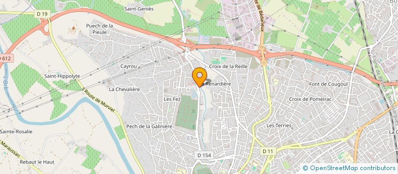 localisation de l'entreprise MONSIEUR DENIS COROIR  BEZIERS