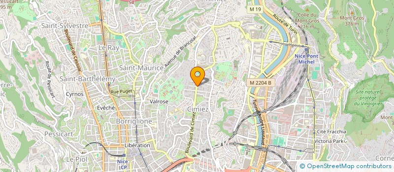 localisation de l'entreprise MONSIEUR DENIS CORTESE  NICE