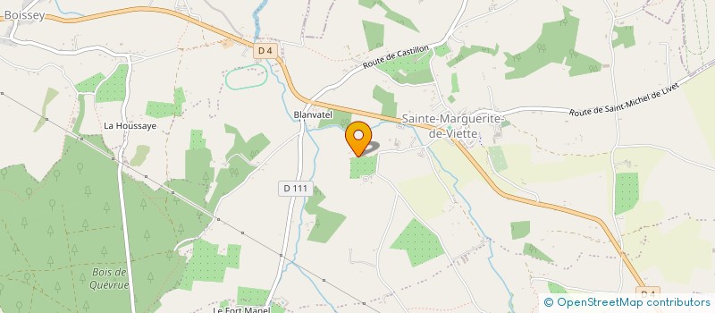 localisation de l'entreprise MONSIEUR DENIS COSSERON  SAINT-PIERRE-EN-AUGE