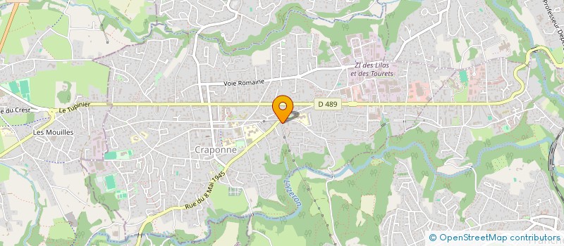 localisation de l'entreprise MONSIEUR DENIS COSTA  CRAPONNE