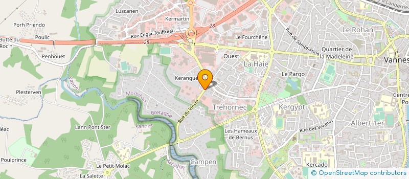 localisation de l'entreprise MONSIEUR DENIS COTILLARD à VANNES
